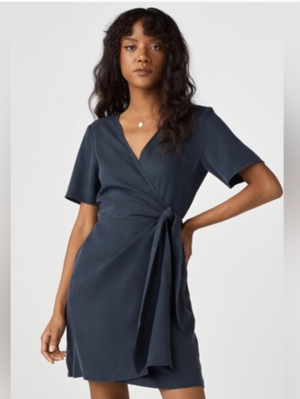 & Other Stories Wrap Mini Dress